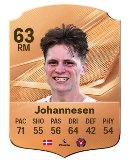 Johannesen 63 Bronze RM FC 27 card
