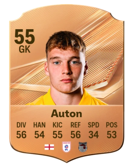Auton 55 Bronze GK FC 27 card
