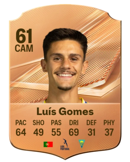 Luís Gomes 61 Bronze CAM FC 27 card