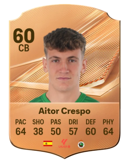 Aitor Crespo 60 Bronze CB FC 27 card