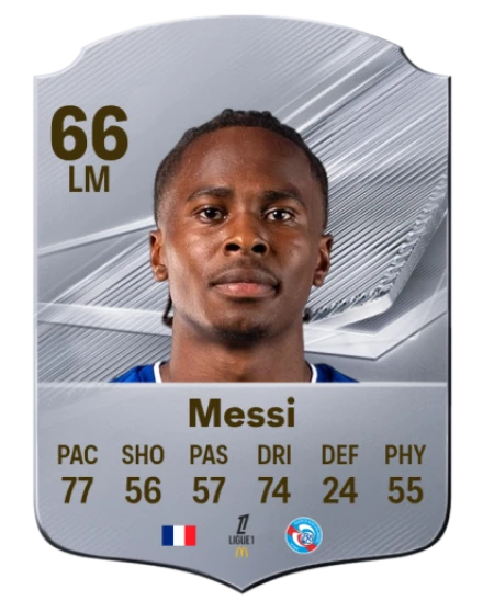 Messi 66 Common LM FC 26 card