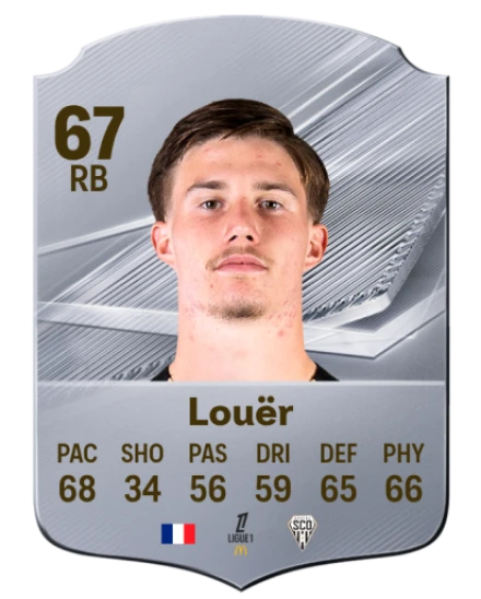 Louër 67 Silver RB FC 27 card