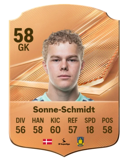 Sonne-Schmidt 58 Bronze GK FC 27 card