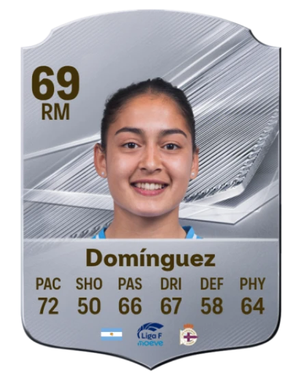 Domínguez 69 Common RM FC 26 card