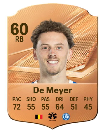 De Meyer 60 Bronze RB FC 27 card