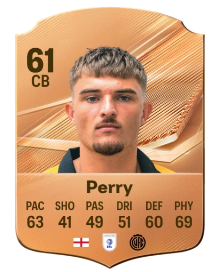 Perry 61 Bronze CB FC 27 card