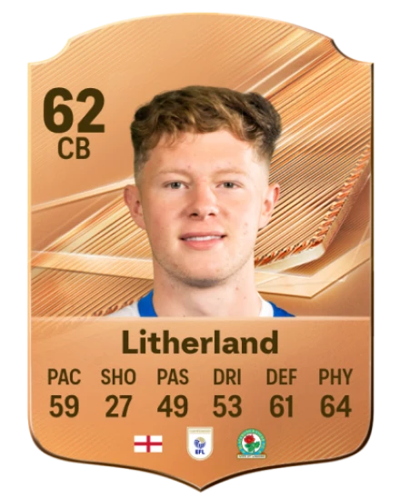 Litherland 62 Bronze CB FC 27 card