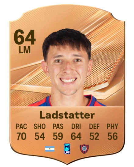 Ladstatter 64 Bronze LM FC 27 card