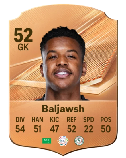 Baljawsh 52 Bronze GK FC 27 card