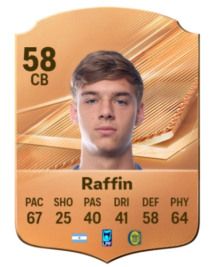 Raffin 58 Bronze CB FC 27 card