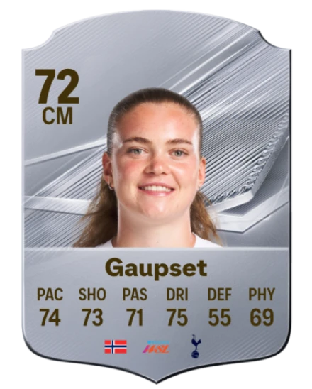 Gaupset 72 Silver CM FC 27 card