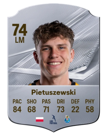 Pietuszewski 74 Silver LM FC 27 card
