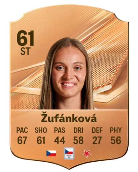 Žufánková 61 Common ST FC 26 card