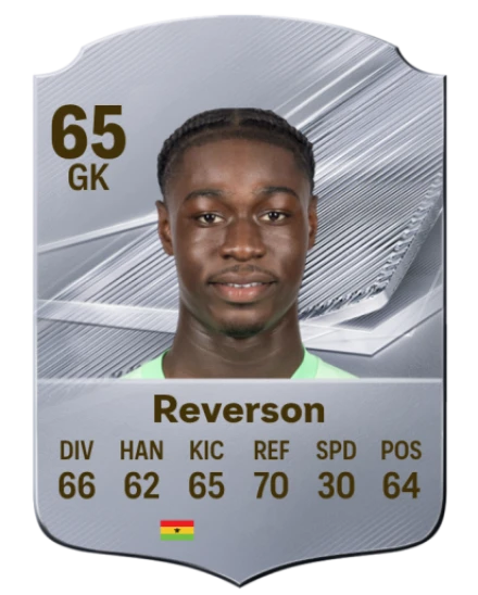 Reverson 65 Silver GK FC 27 card