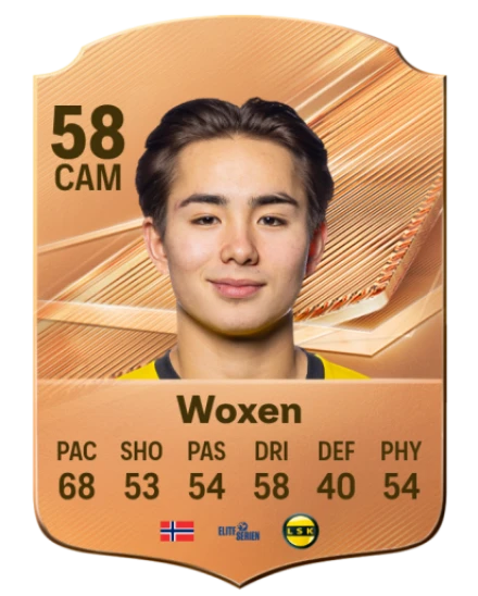 Woxen 58 Bronze CAM FC 27 card