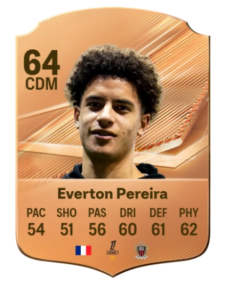 Everton Pereira 64 Bronze CDM FC 27 card