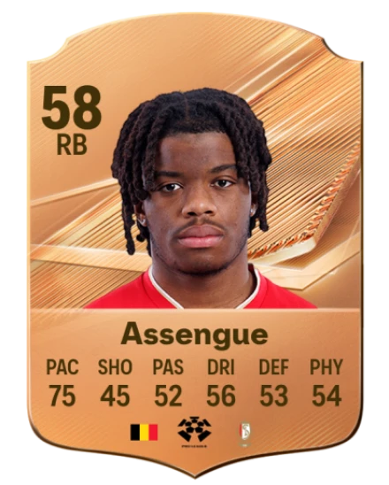 Assengue 58 Bronze RB FC 27 card
