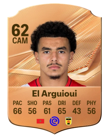 El Arguioui 62 Bronze CAM FC 27 card