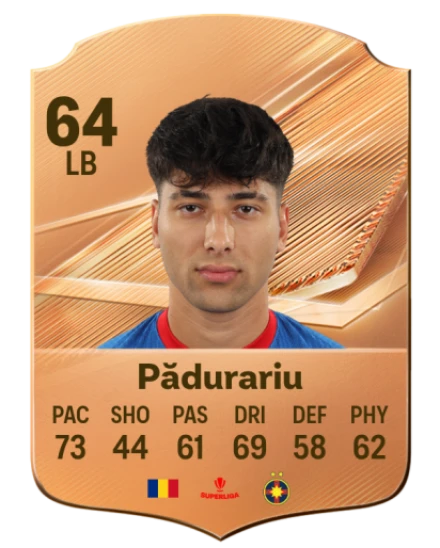 Pădurariu 64 Bronze LB FC 27 card