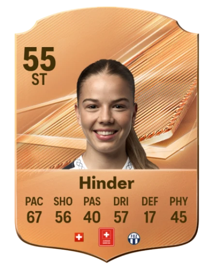 Hinder 55 Bronze ST FC 27 card