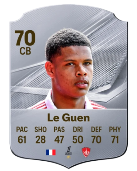 Le Guen 70 Silver CB FC 27 card