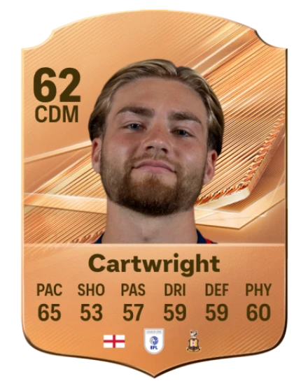 Cartwright 62 Bronze CDM FC 27 card