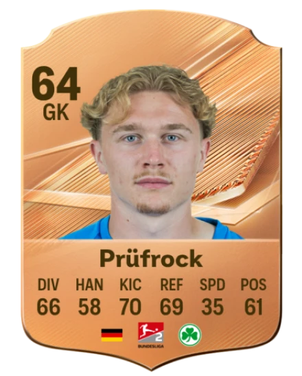 Prüfrock 64 Bronze GK FC 27 card