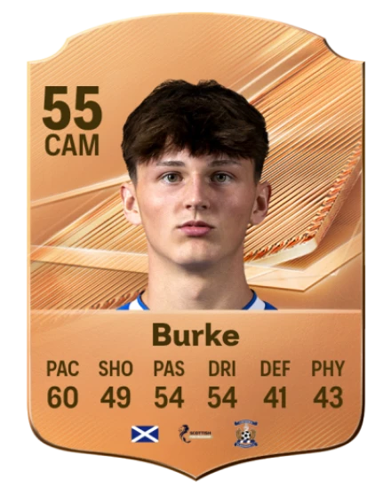 Burke 55 Bronze CAM FC 27 card