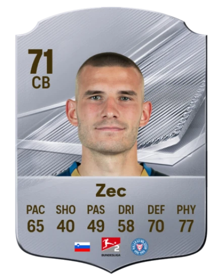 Zec 71 Common CB FC 26 card