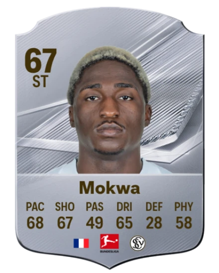 Mokwa 67 Silver ST FC 27 card