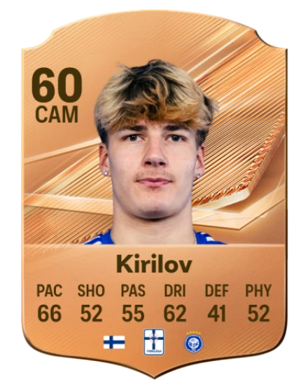 Kirilov 60 Bronze CAM FC 27 card