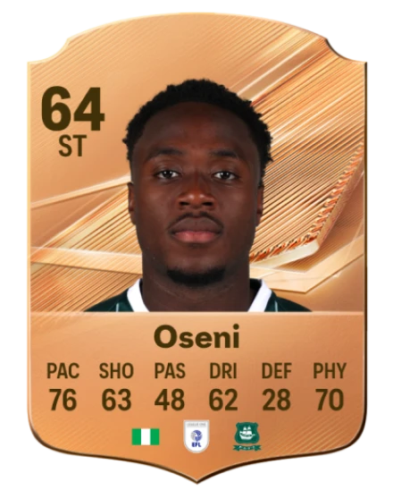 Oseni 64 Bronze ST FC 27 card