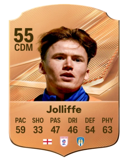 Jolliffe 55 Bronze CDM FC 27 card