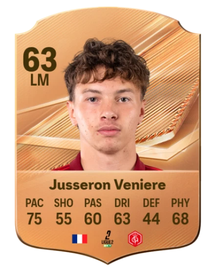 Jusseron Veniere 63 Bronze LM FC 27 card