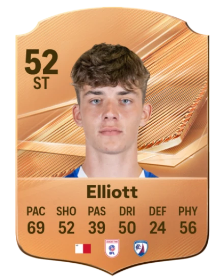Elliott 52 Common ST FC 26 card