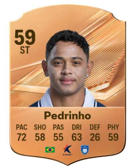 Pedrinho 59 Bronze ST FC 27 card