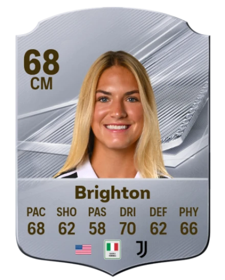 Brighton 68 Silver CM FC 27 card