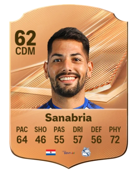 Sanabria 62 Bronze CDM FC 27 card