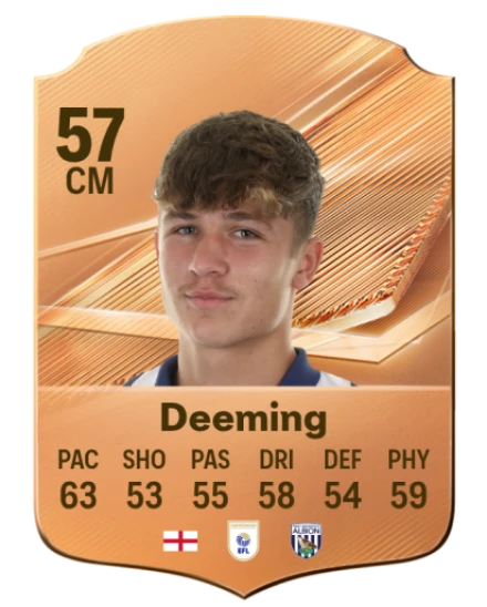Deeming 57 Bronze CM FC 27 card