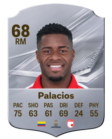 Palacios 68 Common RM FC 26 card