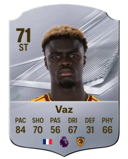 Vaz 71 Silver ST FC 27 card
