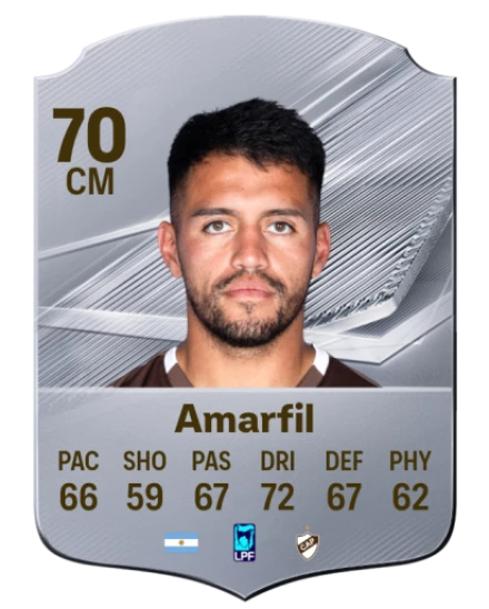 Amarfil 70 Silver CM FC 27 card