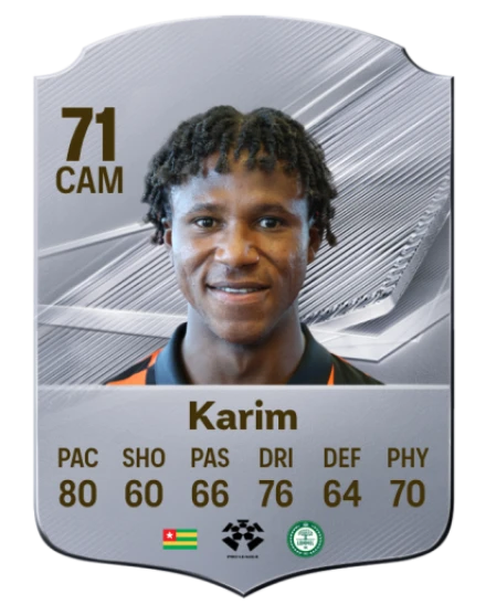 Karim 71 Common CAM FC 26 card