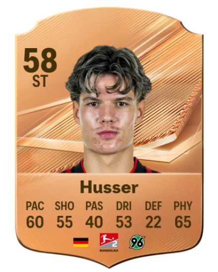Husser 58 Bronze ST FC 27 card