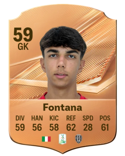 Fontana 59 Bronze GK FC 27 card