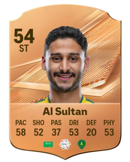 Al Sultan 54 Bronze ST FC 27 card