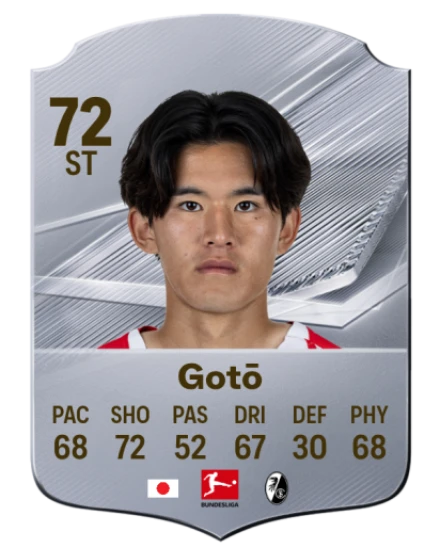 Gotō 72 Silver ST FC 27 card