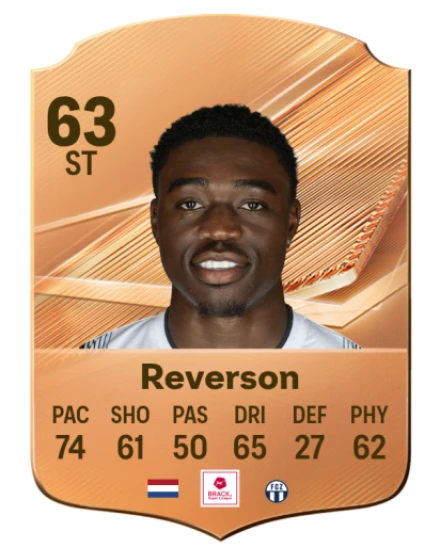Reverson 63 Bronze ST FC 27 card