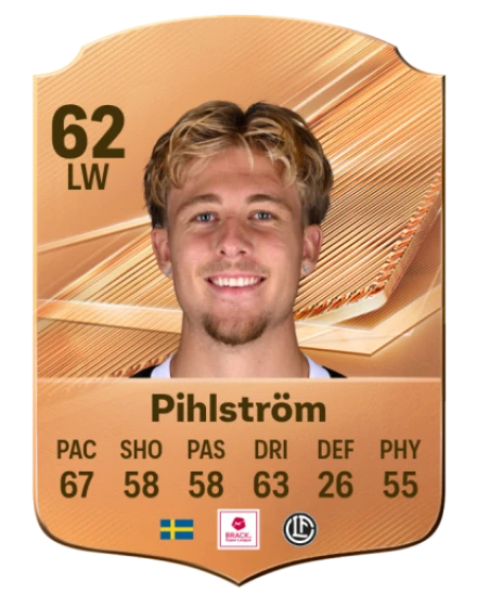 Pihlström 62 Bronze LW FC 27 card