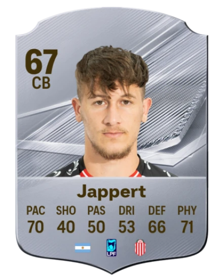 Jappert 67 Silver CB FC 27 card